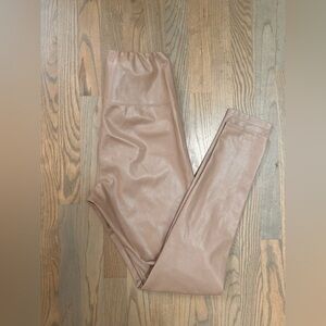 Wilfred Free Daria Camel Vegan Leather Pants
